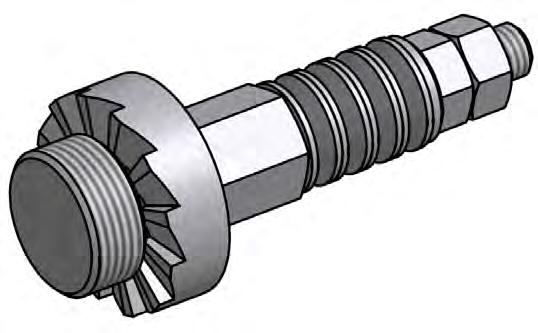 Mounting instructions Mounting example Screw-in stub with O-ring sealing Torque see torque diagram Screw-in thread Screw-in hole see table Make screw-in hole according to DIN 3852 form X Use milling
