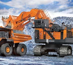 Es nuestra pala frontal de minería más grande y ofrece una fuerza de avance en el brazo, una fuerza de arranque y una potencia increíbles.