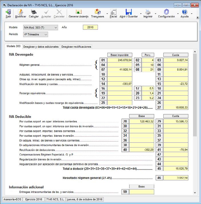 La aplicación utiliza para la gestión de informes Crystal Reports lo que permite una total integración con Excel, Word y generar cualquier informe en formato Pdf.