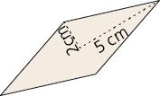 Pentágono regular de lado 4 cm y apotema 4, cm.. Halla el área de estos polígonos.