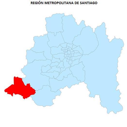 3. CARACTERIZACIÓN COMUNA DE SAN PEDRO 3.1. Ubicación comuna de San Pedro.