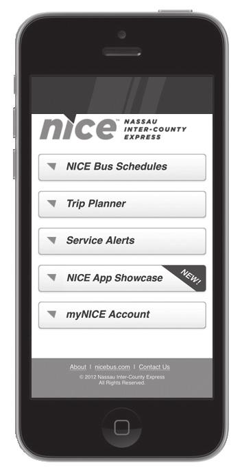 No worries, use your smartphone to access the mobile version of nicebus.