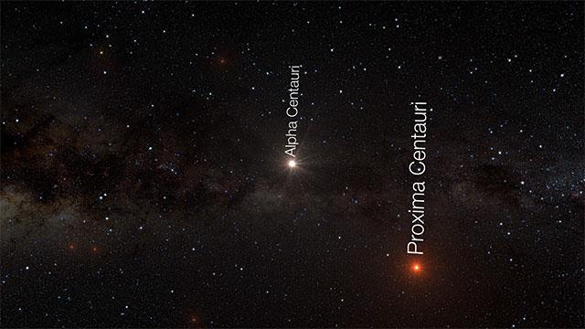 La estrella más cercana al sistema solar se nombra https://www.eso.