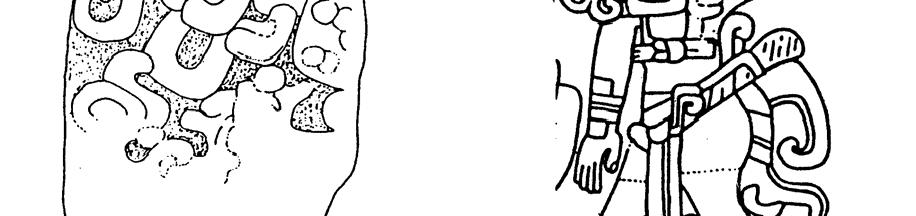 Figura 8a Miscelánea 69, Tikal (Jones y Satterthwaite 1982) Tocado de Personaje, Estructura