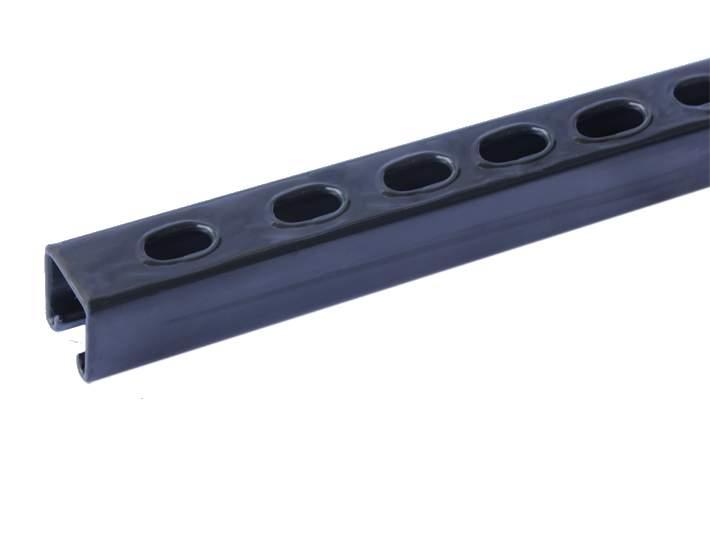 de longitud Fabricados en Acero galvanizado Ayuda para especificar Canal Unistrut estilo estándar perforado, de acero galvanizado medidas de 1-5/8 x 1-5/8 x 3.05 mts.