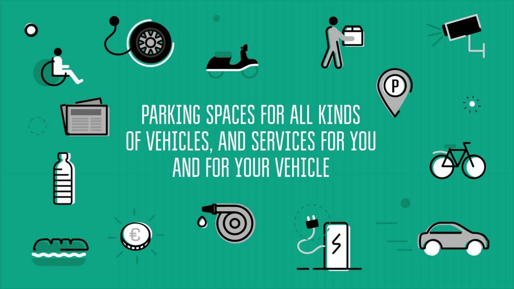 Prestación de servicios Plazas de estacionamiento