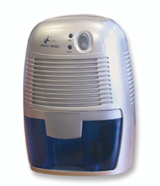 Humidificadores de Aire Deshumidificadores de Aire Función SOLODRY: Sistema rápido de secado para evitar la proliferación bacteriana Conexión de 12 y 230