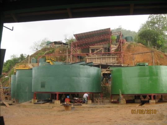 VESMISA - BONANZA Plantel de procesamiento de mineral con capacidad de 116 Tm/día Sociedad entre Hemco, Coop.