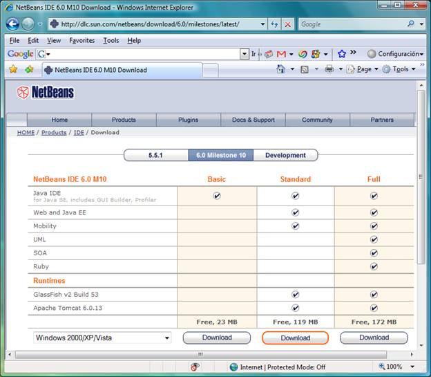 2 de 19 02/08/2007 15:54 NetBeans 6.0. Construir un servicio Web básico con los nuevos asistentes de NetBeans 6.0. Probarlo con SoapUI.