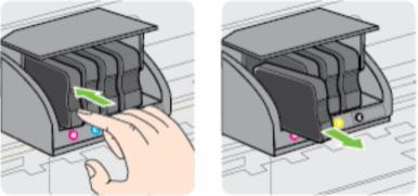 Código: I-FMAT-CTIC-22 Revisión: 03 Página: 9 de 15 Siga estos pasos para susutituir los cartuchos de tinta. Impresora Modelo Hp OfficeJet 7110 1. Asegúrese de que la impresora esté encendida. 2.