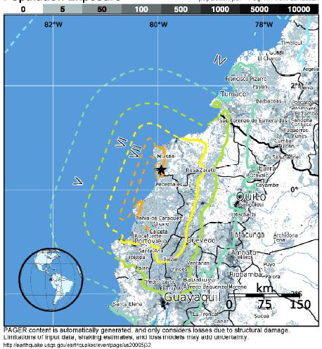 Evento Sismico en Ecuador- El 16 de abril del 2016 debido al desplazamiento de placas tectónicas cercanas al cinturón de fuego del pacifico,.