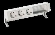 ACABADO -30-38 Blanco Negro -33 Aluminio 450000-30 -38-33 Kit personalizable de sobre mesa precableado con bases de enchufe y 3 huecos para soluciones configurables 3 460000-30 -38-33 Kit