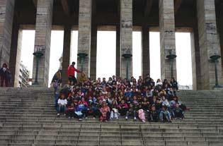 Los chicos viajaron a las ciudades de Rosario y San Lorenzo, en la provincia de Santa Fe.