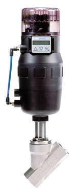 Válvulas de diafragma Puesta en servicio - Calibración óptima automática del posicionador en la válvula Entradas del