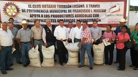 Capacitacion y entrega de 40 Toneladas de Bio Fertilizante en Francisco I