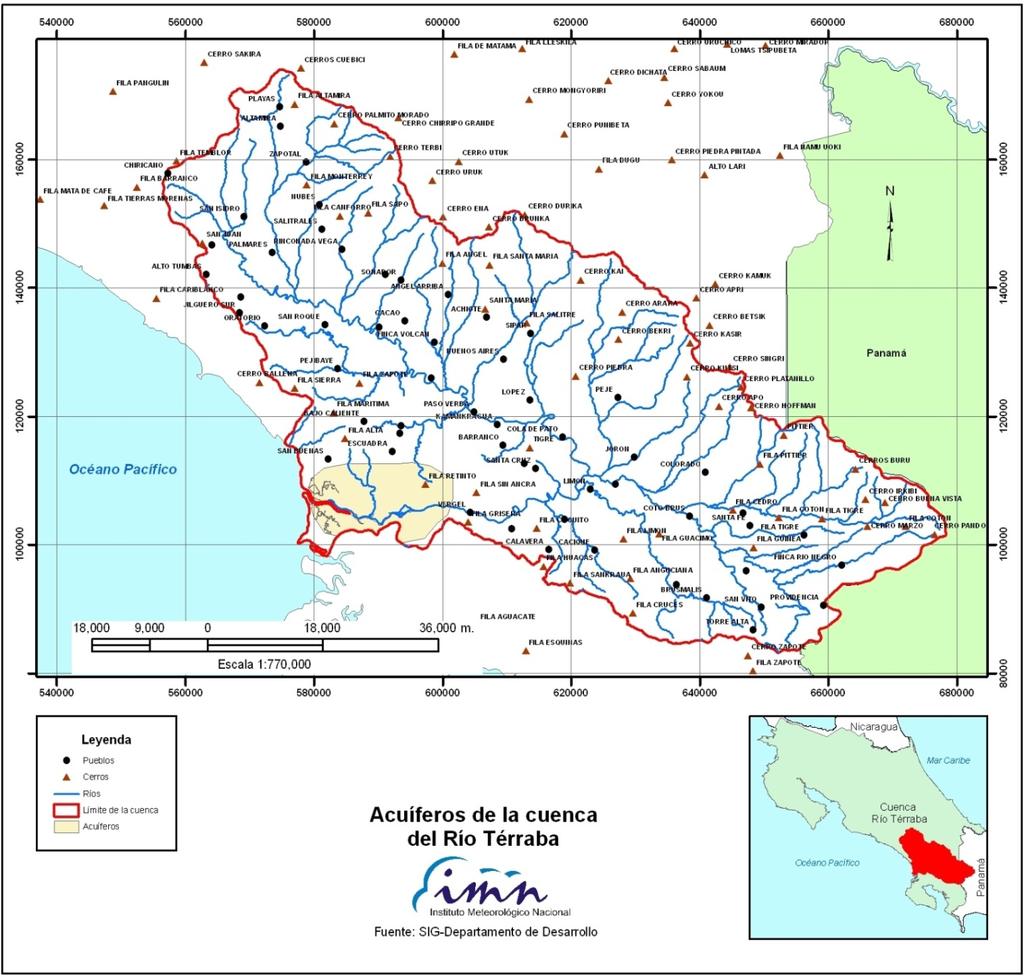 7.1.4 3.4.2. Hidrogeología En la parte inferior de la cuenca se encuentra el acuífero de Puerto Cortés. En la Figura 4 se delimitan los acuíferos que se encuentran dentro de la cuenca. Figura 4. Acuíferos 7.