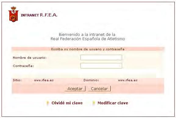 - Para poder hacer las inscripciones a través de la plataforma de la RFEA, hay que teclear www.rfea.
