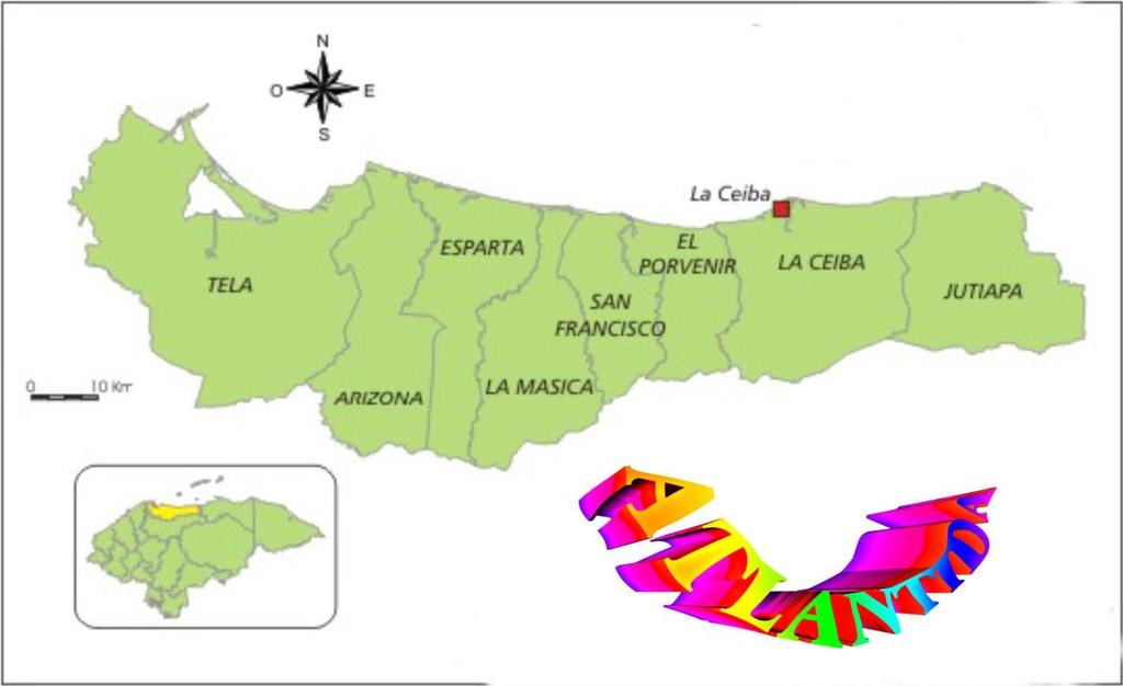 ATLANTIDA Datos Históricos: Antes de la creación de este departamento el municipio de La Ceiba y El Porvenir formaban parte de Colón, y el municipio de Tela era parte de Yoro, hasta que se emitió el