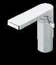 2601 226428 2601 B 231936 2601 N 231945 Monomando para lavabo, con cascada y caño giratorio (cartucho progresivo). Cromo High wash basin mixer, with cascade and swivel spout (progressive cartridge).