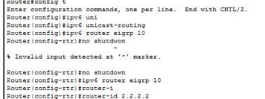De igual manera estas líneas se configuran de manera general fuera del router. Cambiando solo: Id según sea el caso: 1.1.1.1 3.3.3.3 4.