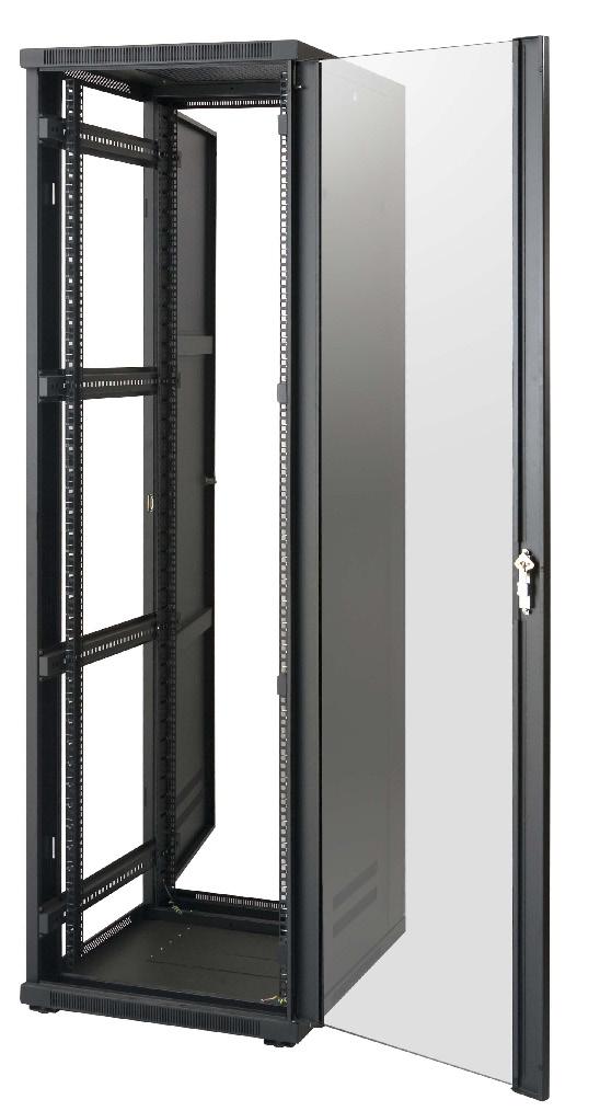 Puerta de cristal templado o puerta ventilada Posibilidad de aislamiento acústico, consultar.