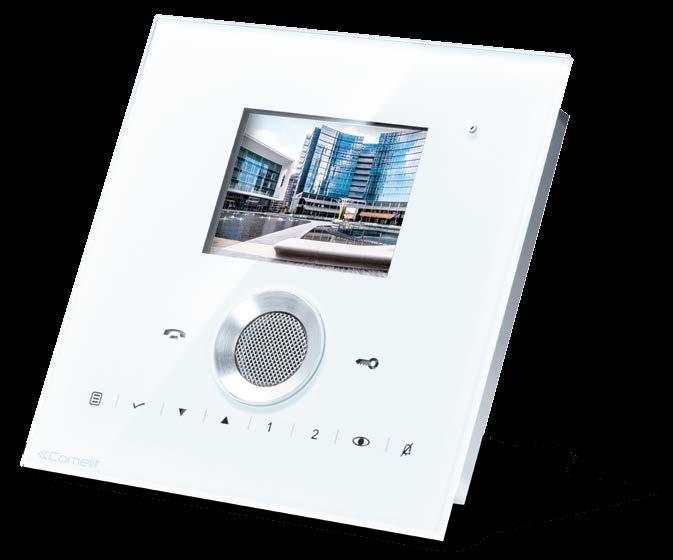 GAMA PRODUCTOS Planux Lux Monitor manos libres full-duplex con pantalla en color de 3,5 Mandos con