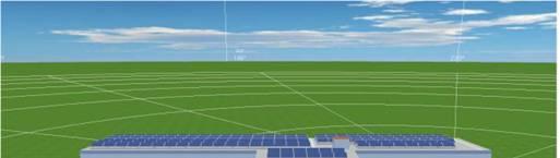Solución fotovoltaica recomendada: Estructura fijada a las cerchas o costaneras, con una inclinación cercana a la latitud del