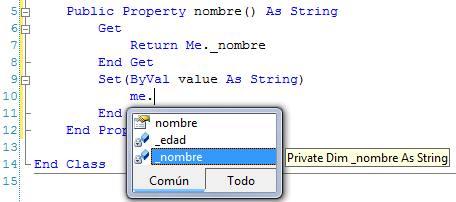 Dado que se pretende cambiar el valor del atributo _nombre, vamos a seleccionar el atributo _nombre de la lista que se indica en la figura.