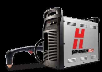 Powermax125 Con una potencia y rendimiento máximos para plasma aire, el nuevo Powermax125 corta más rápido y mayor espesor.