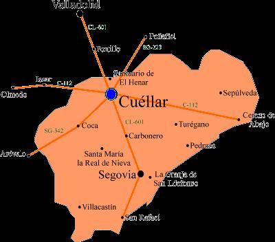 CUÉLLAR, isla mudéjar en un mar de pinares Cabecera de comarca con 30.000 habitantes y 36 pueblos. 9.