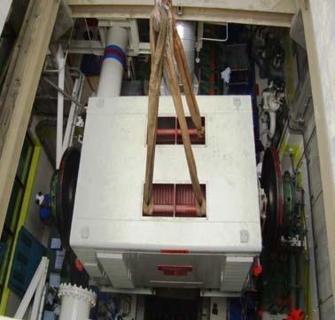 Refrigerantes del Reactor B y C, y cojinete radial