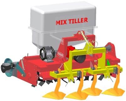 Deeper para Mix-Tiller DP35 kw 51 88 HP 70 120 Principio de funcionamiento: Sistema para colocar en profundidad el líquido que queremos distribuir.
