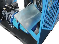 Ventilación óptima y refrigerador sobredimensionado El flujo de refrigeración mejorado se traduce en una menor temperatura de