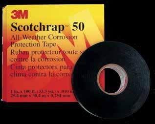 rango de temperaturas. s Scotch 70 La cinta 5 tiene cualidades similares en una presentación más gruesa, de 0.508 mm.