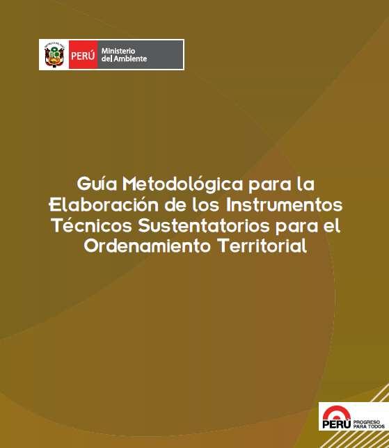 LA GENERAL Los Instrumentos Técnicos para el OT (RM 135-2013): Zonificación Ecológica y Económica - ZEE,