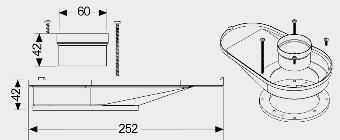 Ventosa concéntrica horizontal-vertical ø80/ 12mm Referencia
