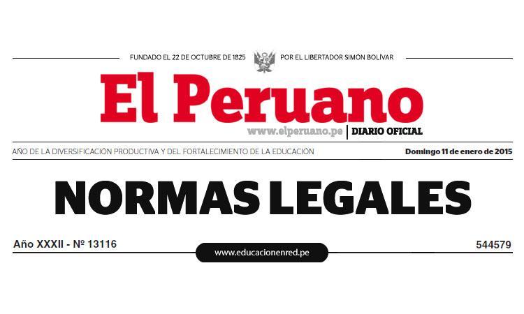 El martes 30 de junio de 2015 se publicó en el Diario Oficial El Peruano la Resolución de