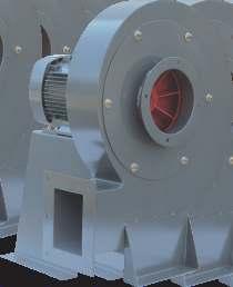 CX EXTRCTORES CENTRÍFUGOS DE ÁLBES RDILES DE MEDIN PRESIÓN 4, y 6 m /hr Esta gama de ventiladores centrífugos de mediana presión, ha sido estructurada en tres tamaños dentro de una construcción