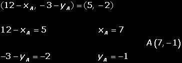 Un vector tiene de componentes (5, 2). Hallar las coordenadas de A si se conoce el extremo B(12, 3). Módulo de un vecto r.