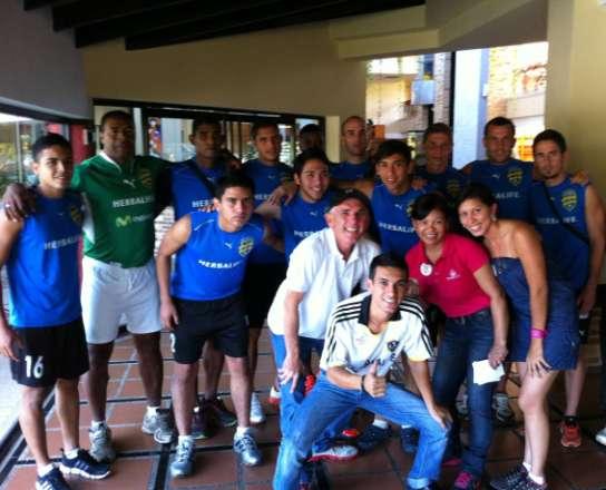 Venezuela Herbalife junto al Deportivo Petare en la pretemporada