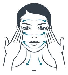 la micro-circulación y distribuir la textura en todo tu rostro.