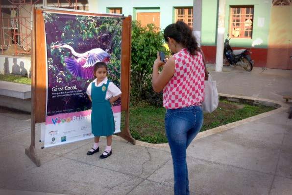 DIFUNDIENDO LOS VALORES DEL PARQUE NACIONAL BAHUAJA SONENE En Puerto Maldonado (Madre de Dios), se realizó una exposición fotográfica en el marco de las celebraciones por los 18 años de creación del