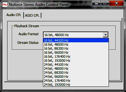 Ajustar el software (configuración para Windows 7) Sonido directo (DS) es el modo de audio predeterminado de Windows. Funciona con el mezclador de Windows habilitado.