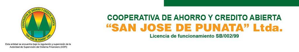 8. MARCO DE ACTUACION ALCANCE DE LA RSE. La Cooperativa de Ahorro y Crédito San José de Punata Ltda.