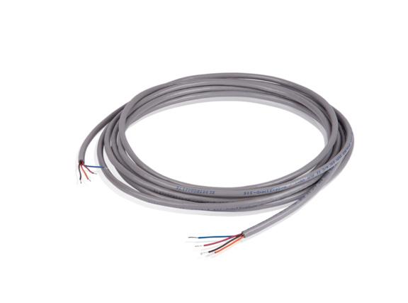 Cable para controlador CAC Descripción: Cable de 4 conductores, forrado con malla para evitar interferencias para controladores 5 mm diámetro, calibre 22 AWG (largo hasta 30 m)