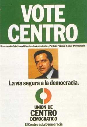 UCD (Unión de Centro Democrático).