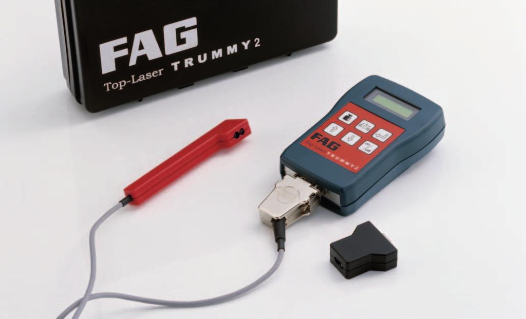 Productos Condition Monitoring Alineación Dispositivo de medición de la tensión de correas Condition Monitoring Dispositivo de medición de la tensión de las correas, FAG Top-Laser TRUMMY2 El FAG