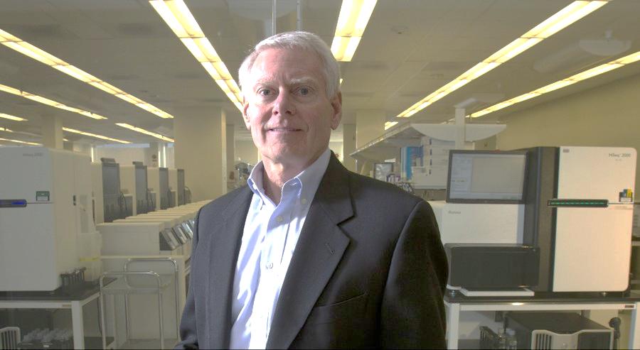 La Medicina Genómica La historia de Jay Flatley, CEO de Illumina CorporaRon: Luego de que se secuenciara su genoma completo, J.