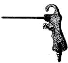 Pistolas accionadas con aire Pico de Lavado E065-D Cód. 65-D Regulable completo. Pistola Desempolvadora E068 Cód.