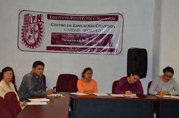 Acciones en Colaboración con Otras Unidades del IPN Formación, Actualización y Capacitación 8 de noviembre de 2016 El CEC Morelos, realizó una